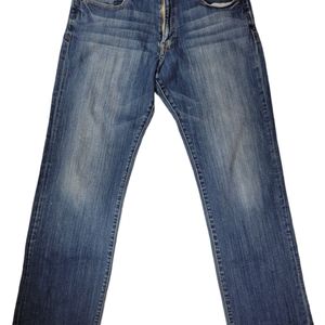 Lucky Brand Jeans 34×34 Mens Blue Denim 361 Vintage Straight Dark Wash Casual. 